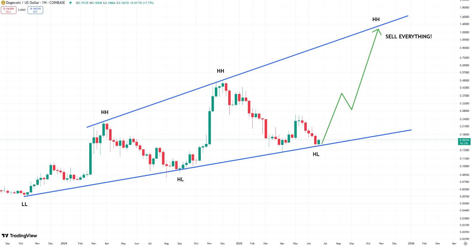 DOGE Coin to Hit /uploadfile/coin/2025/0625/1sa08d693c6931a3d30s0c.jpg: Top Analyst Predicts Significant Volatility in July