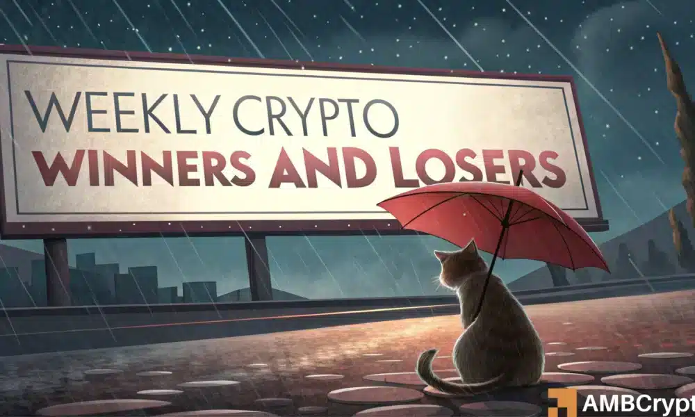 Cryptocurrency Market Weekly Winners and Losers - XLM, MOG, JTO, SYRUP