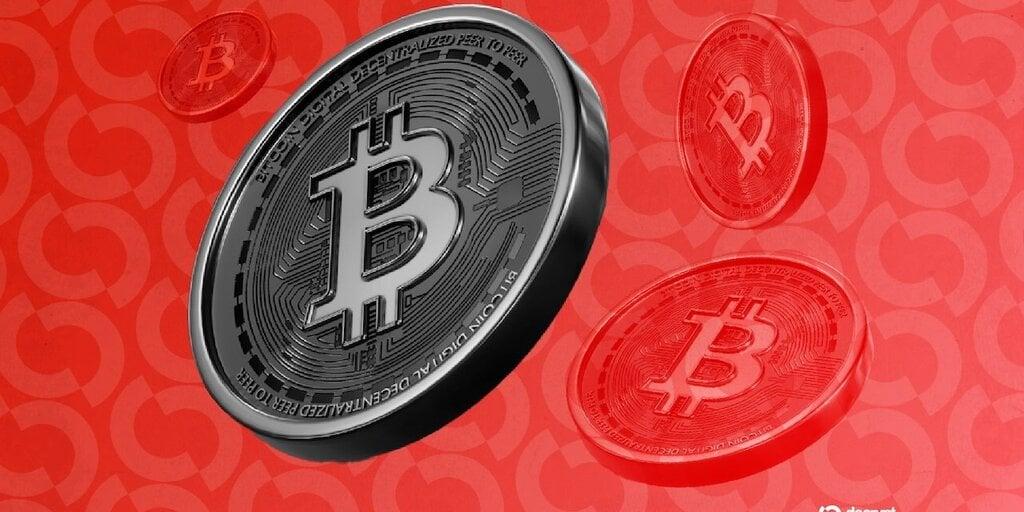 加密货币市场下滑,比特币展现疲态
